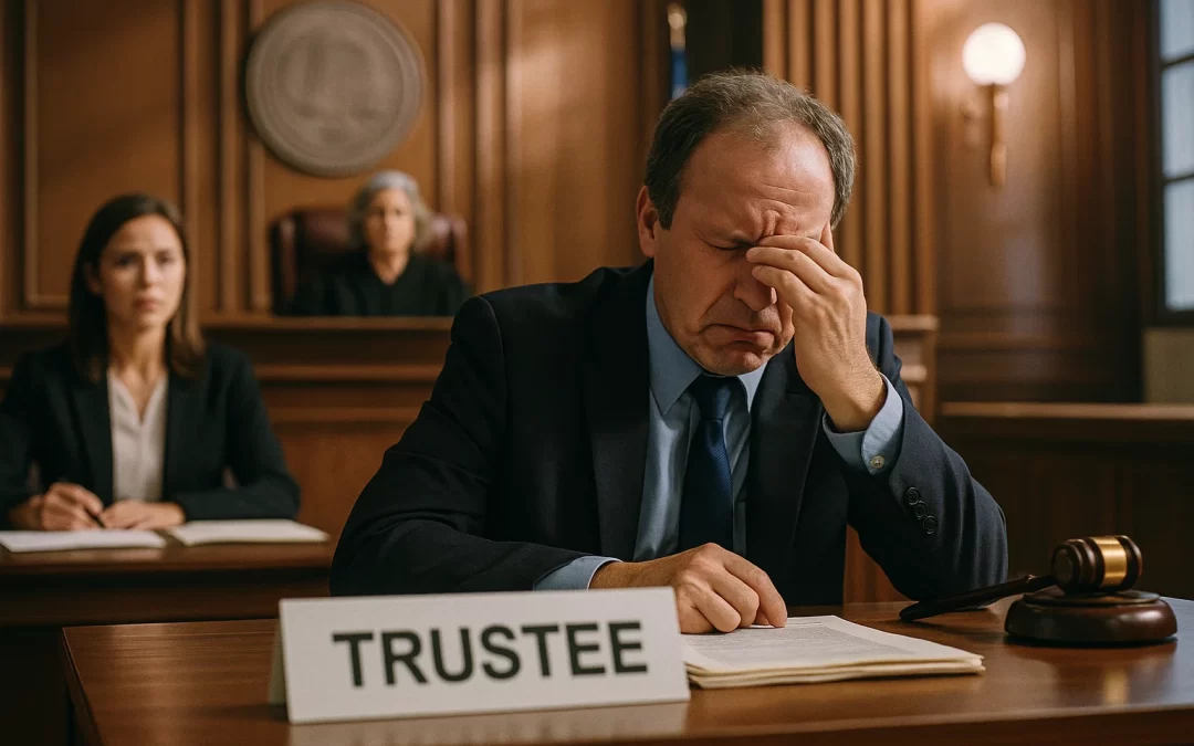 Why a trustee would lose a probate case?