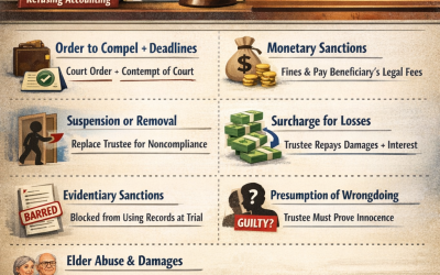 When Trustee refuses to deliver an accounting